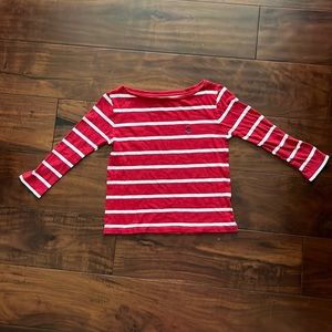 Polo Ralph Lauren stripped 3/4 length sleeve shirt